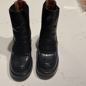 Madden Girl Black Heeled Boots